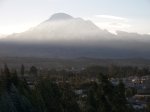 le Chimborazo dans la brume